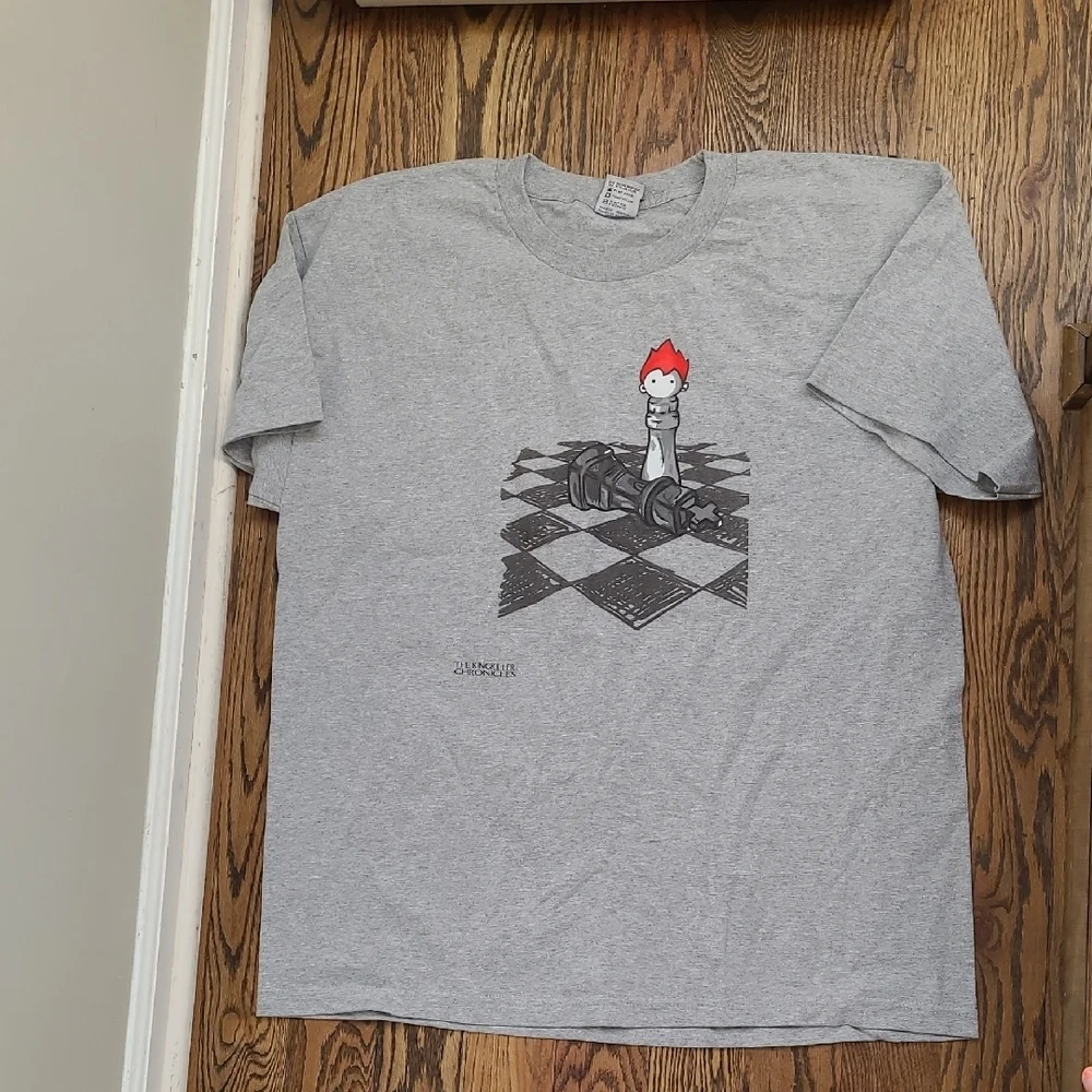 Mens Gray Graphic T-Shirt Size XXL NWOT - Picture 1 of 5